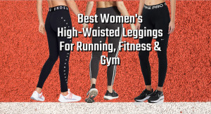 Women's High-Waisted Leggings For Running Fitness Gym Main Image